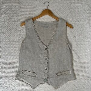 Linen Vest